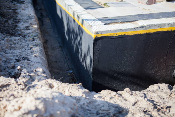 Residential Foundation Crack Repair installation at a Rogers, MN home by SJ Waterproofing Pros